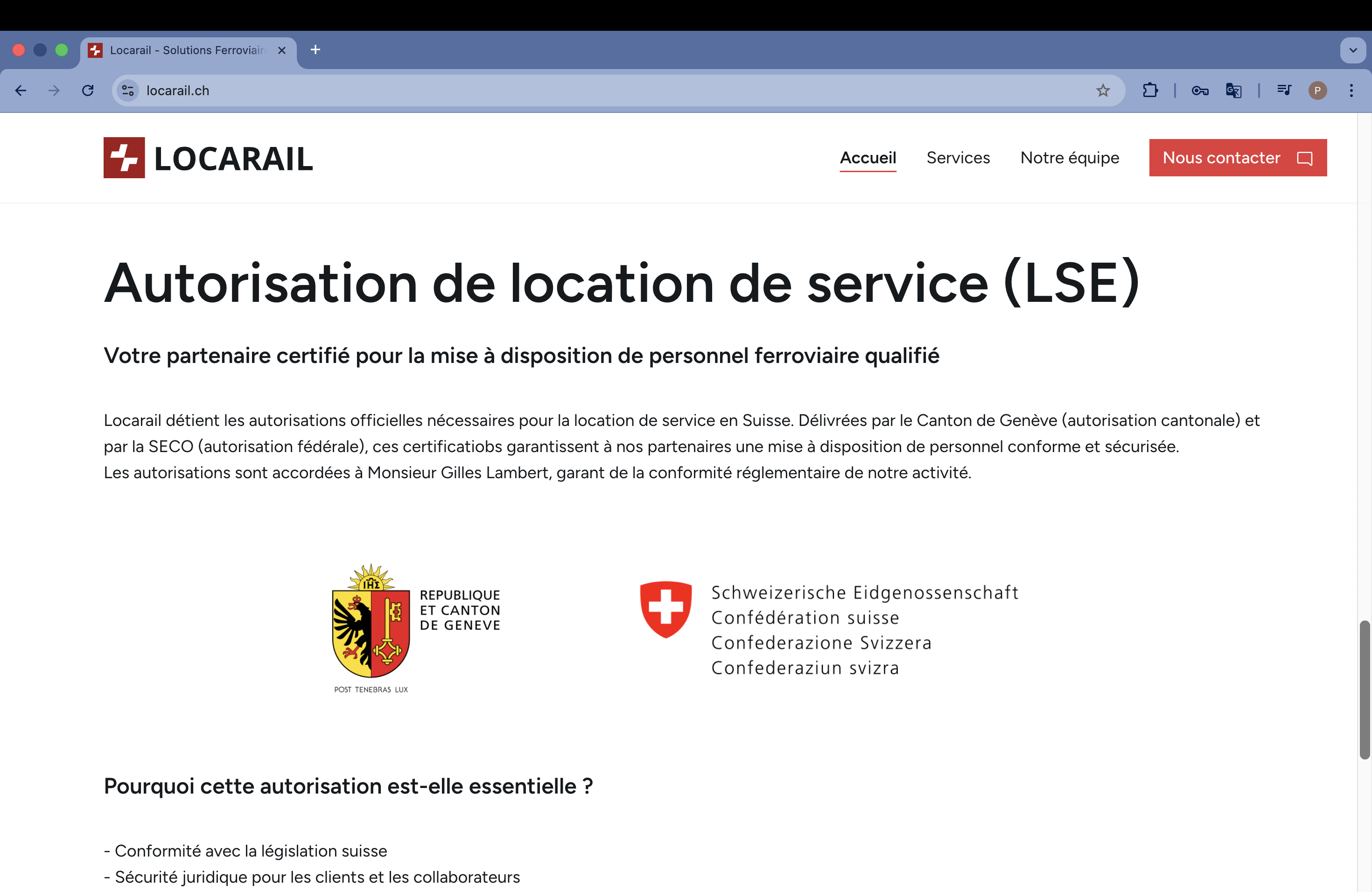 Locarail — Vue 2